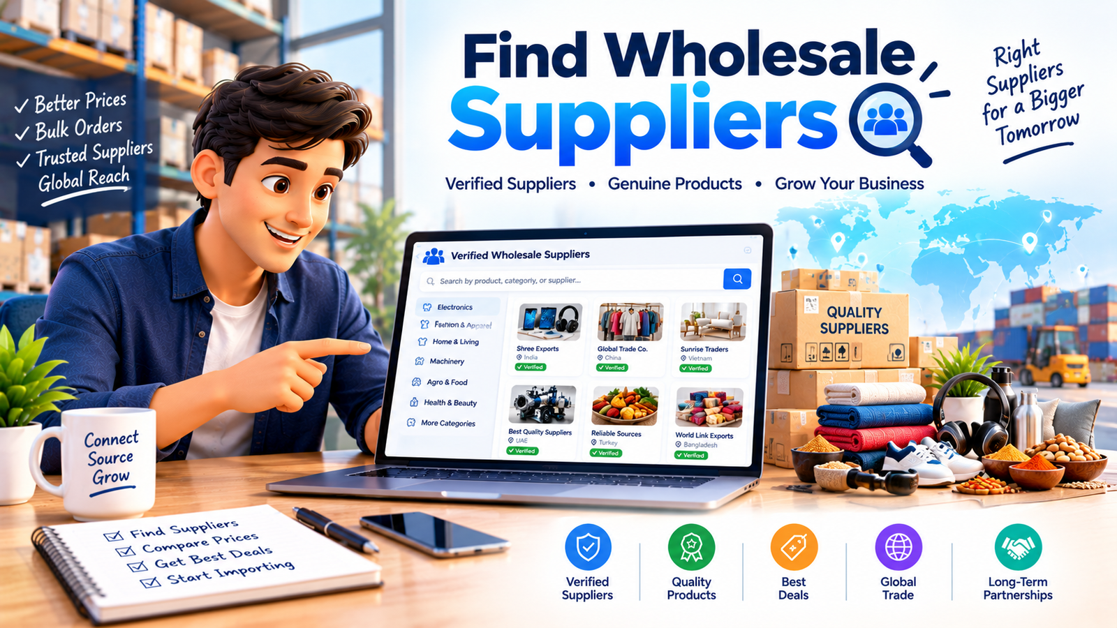 Find Wholesale Suppliers | Bulk Products & Manufacturers